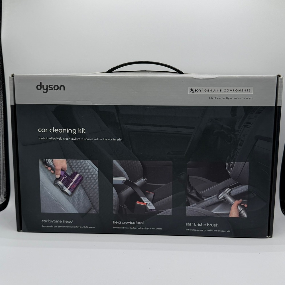 Dyson Car Cleaning Kit Genuine Vacuum Attachments Turbine Head Crevice Tool Gray